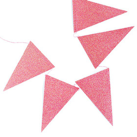 Pink Glitter Banner